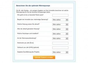 Kosten, Stromverbrauch und Wirtschaftlichkeit fuer alle Waermepumpenarten berechnen_Grafik_heizungsfinder.de