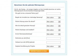 Kosten, Stromverbrauch und Wirtschaftlichkeit fuer alle Waermepumpenarten berechnen_Grafik_heizungsfinder.de