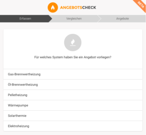 Der erste Schritt beim Angebotsvergleich: um welche Heizung handelt es sich?