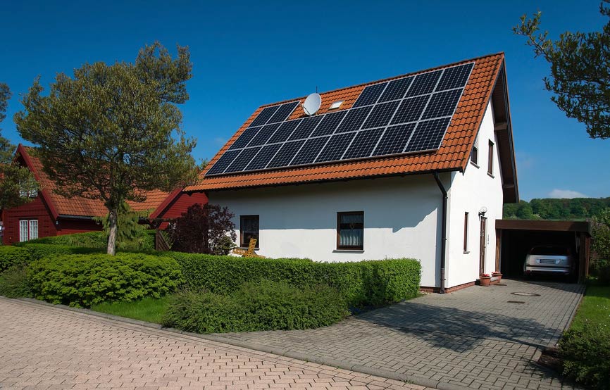 Einfamilienhaus mit Photovoltaikanlage