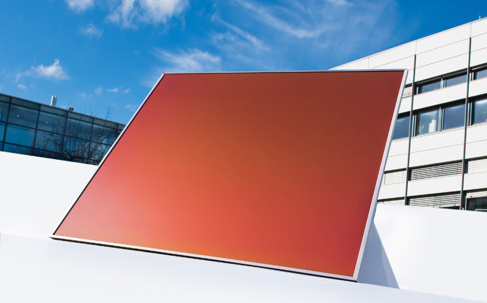 Farbiges Solarmodul