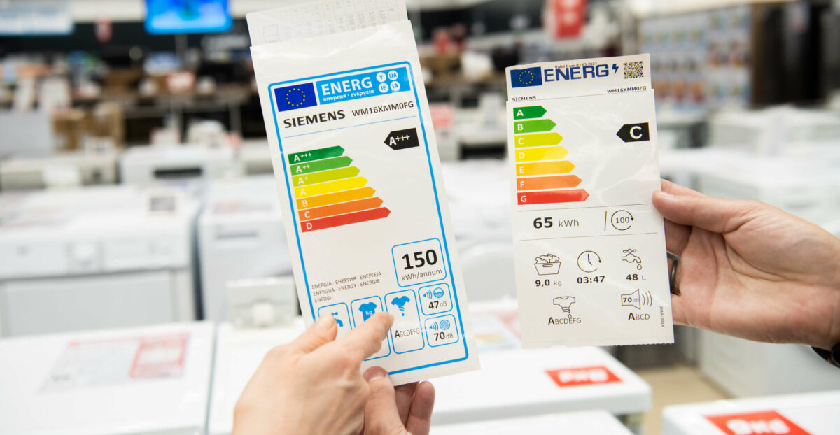 Kunden können mit dem neuen Energielabel wesentlich leichter den Energieverbrauch von z. B. mobilen Klimageräten einschätzen. (Foto: Copyright Europäische Union, 2021)